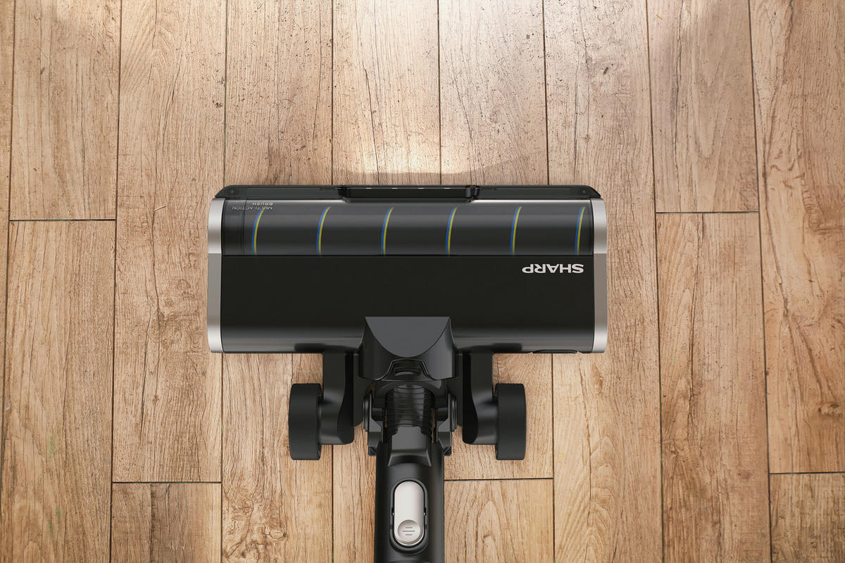 Sharp Handstaubsauger SA-VP5521BS schwarz Metall Kunststoff B/H/L: ca. 27x120x12 cm Handstaubsauger SA-VP5521BS - schwarz (12,00/27,00/120,00cm) - Sharp