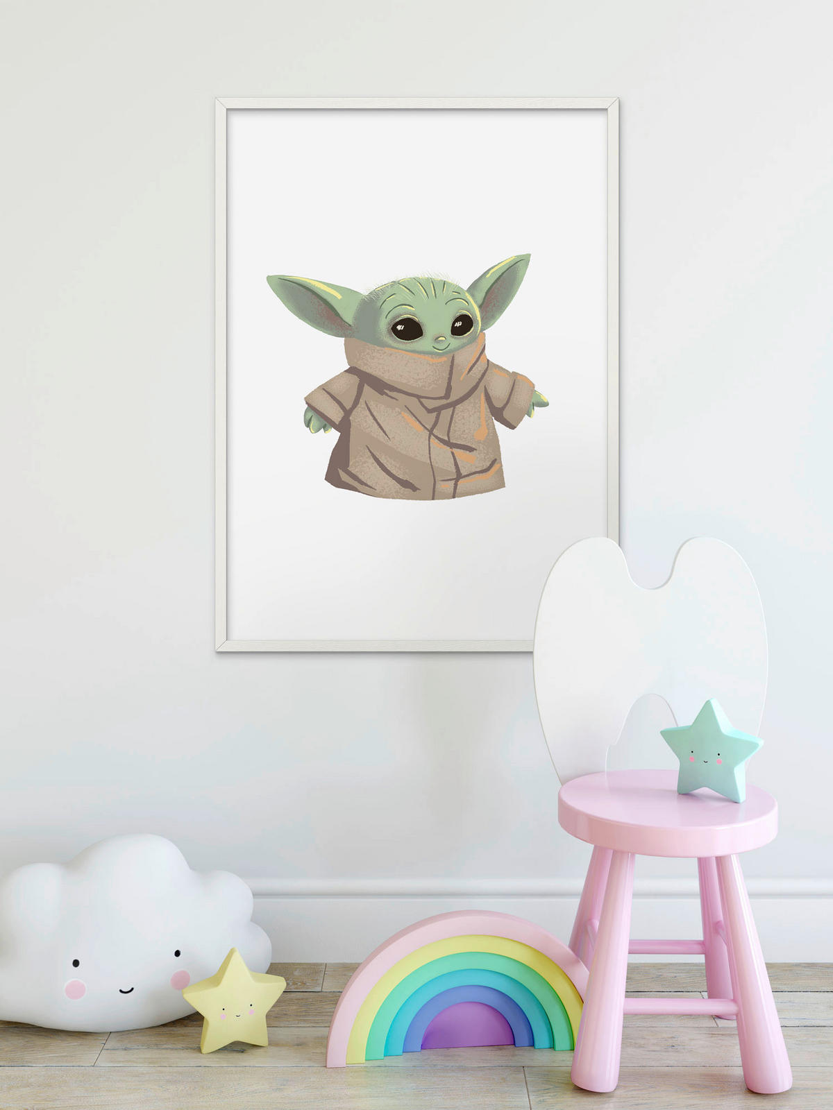 Komar Poster Mandalorian The Child Cutie Disney B/L: ca. 50x70 cm Mandalorian The Child Cutie - (50,00/70,00cm) - Komar