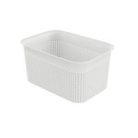 Rotho Aufbewahrungsbox weiß B/H/L: ca. 26x18x13 cm Box_Brisen 4,5l - weiß (13,00/26,00/18,00cm) - Rotho
