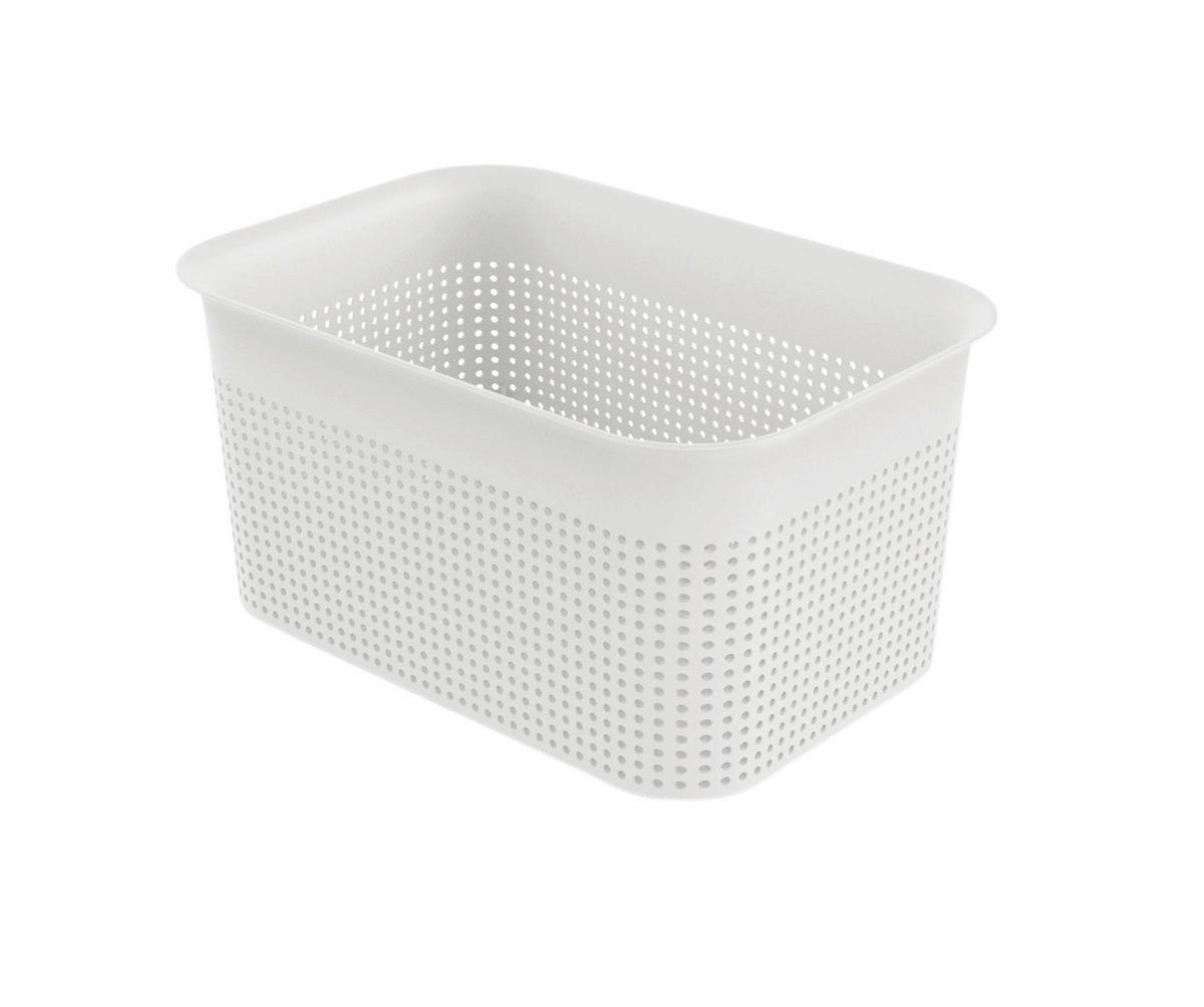 Rotho Aufbewahrungsbox weiß B/H/L: ca. 26x18x13 cm Box_Brisen 4,5l - weiß (13,00/26,00/18,00cm) - Rotho