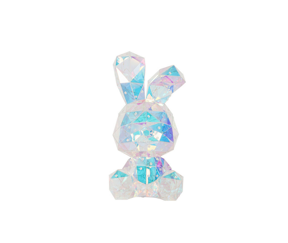 Nolo LED-Dekoleuchte transparent B/H/L: ca. 20x20x41 cm LED-Dekoleuchte_Hase - transparent (41,00/20,00/20,00cm) - Nolo