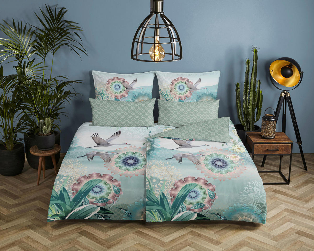 Baumwoll Bettwäsche Kimora Satin Kimora - Multi (155,00/220,00cm) - HIP