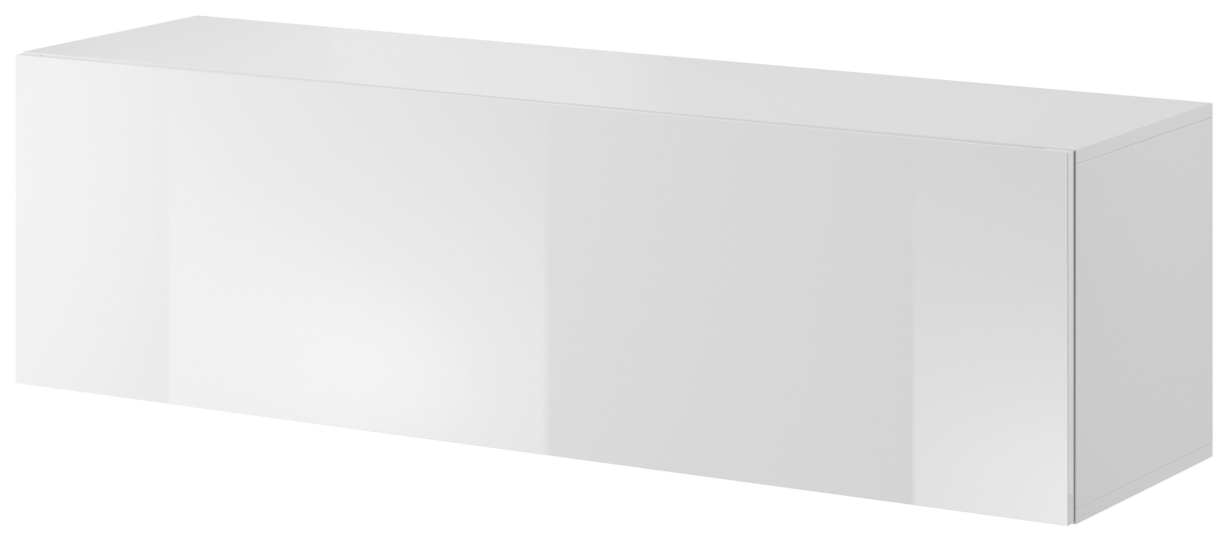 TV-Lowboard VIVIEN weiß weiß glanz B/H/T: ca. 140x40x38 cm VIVIEN - weiß (140,00/40,00/38,00cm) - WIPMEB