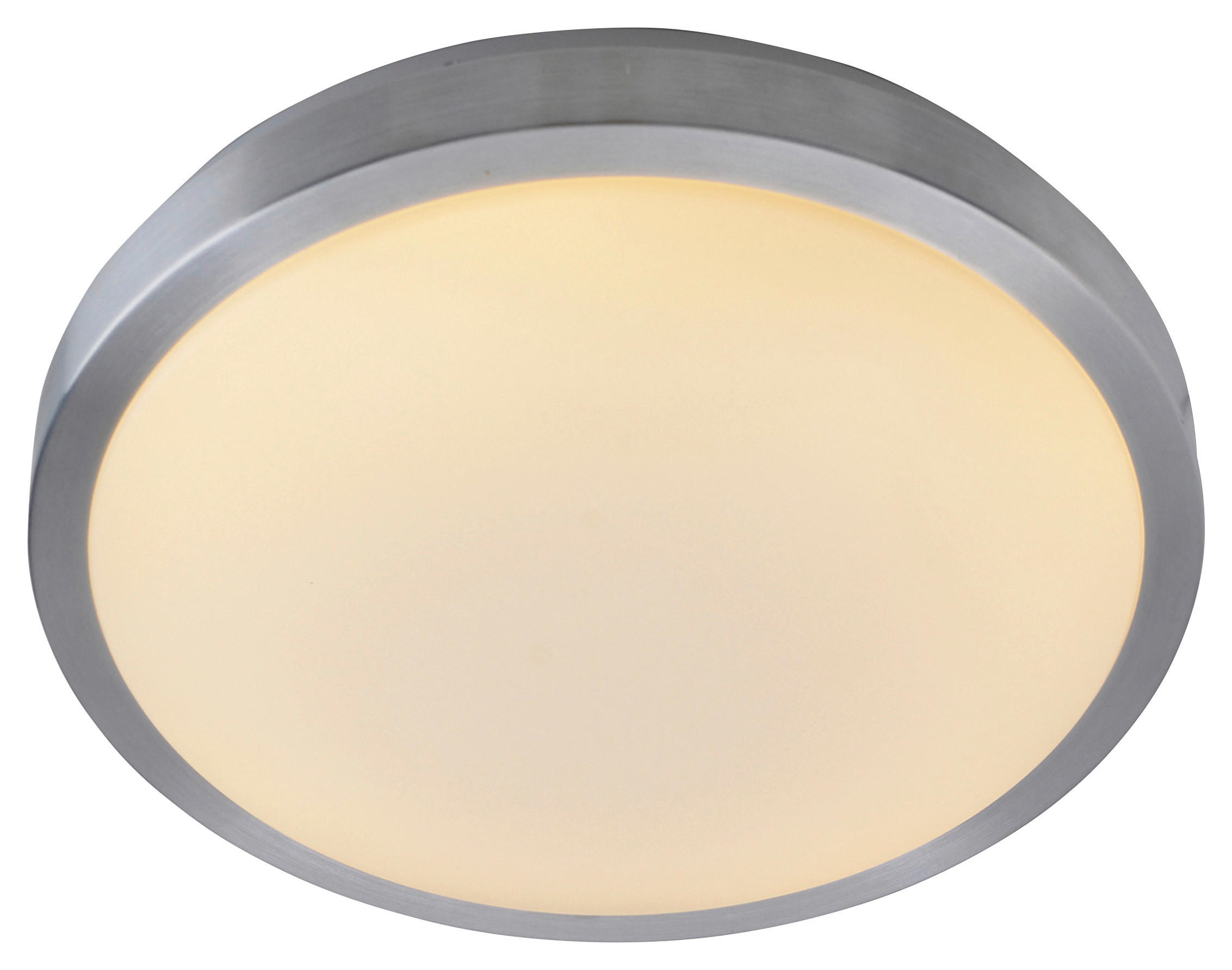 Näve Leuchten LED-Deckenleuchte silber Metall Kunststoff B/H/T/D: ca. 34x10x34x34 cm LONDON - silber (34,00/10,00/34,00cm) - Näve Leuchten