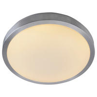Näve Leuchten LED-Deckenleuchte silber Metall Kunststoff B/H/T/D: ca. 34x10x34x34 cm LONDON - silber (34,00/10,00/34,00cm) - Näve Leuchten