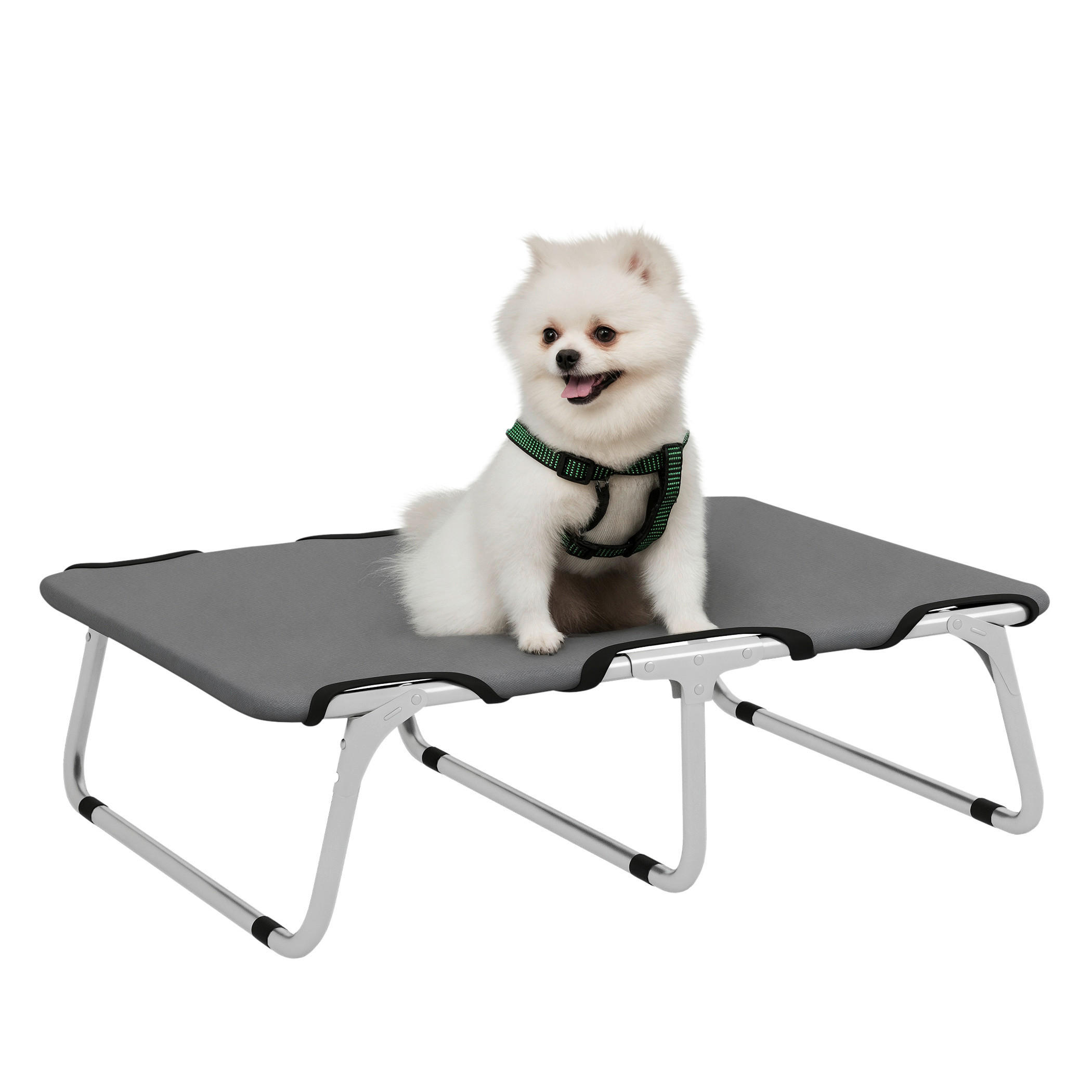 PawHut Hundebett grau Polyester-Mischgewebe B/H/L: ca. 58x20x71 cm Hundebett - grau (71,00/58,00/20,00cm) - PawHut