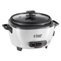 Russell Hobbs Reiskocher weiß Kunststoff Metall Glas B/H/L: ca. 21x19x15 cm Reiskocher_Russell_Hobbs_27030-56 - weiß (15,00/21,00/19,00cm) - Russell Hobbs