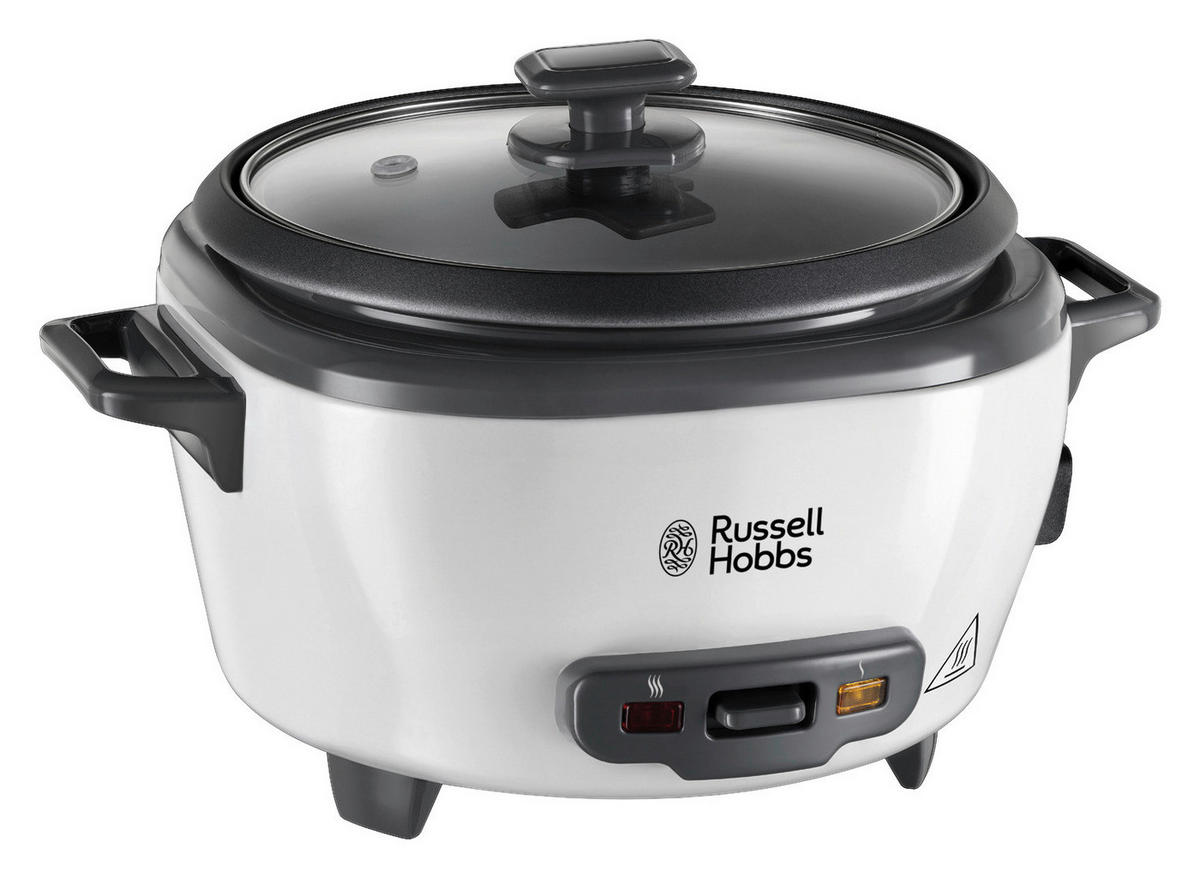 Russell Hobbs Reiskocher weiß Kunststoff Metall Glas B/H/L: ca. 21x19x15 cm Reiskocher_Russell_Hobbs_27030-56 - weiß (15,00/21,00/19,00cm) - Russell Hobbs