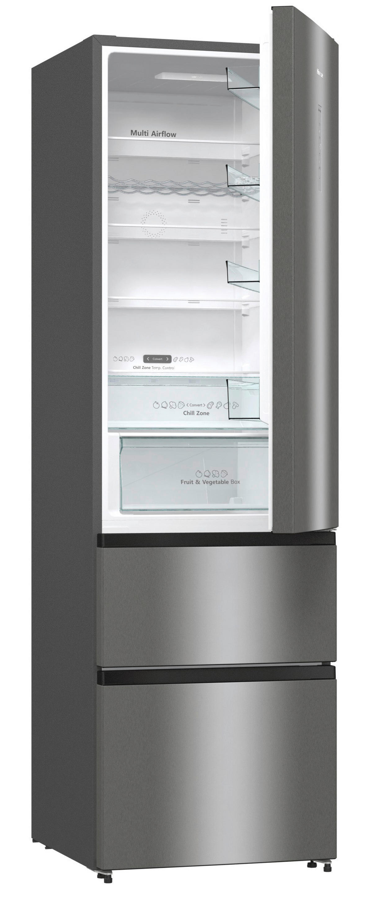 Hisense Kühl-/Gefrierkombination RM469N4ACD Silbergrau Kühl-Gefrierkombi RM469N4ACD - Silbergrau - Hisense