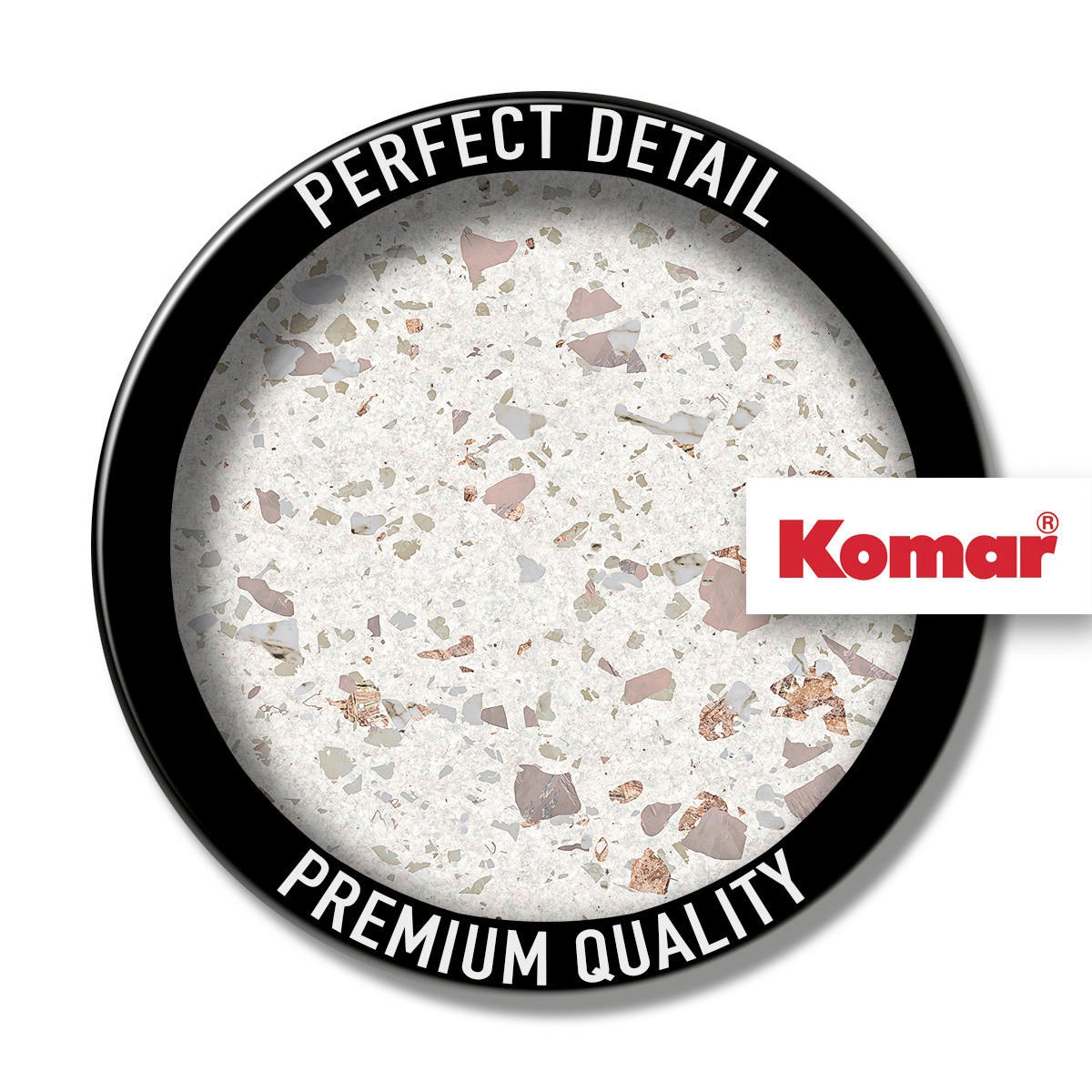 Komar Fototapete Tasteful Terrazzo B/L: ca. 400x250 cm Tasteful Terrazzo - (400,00/250,00cm) - Komar