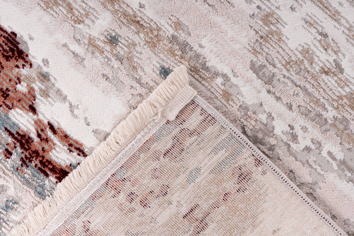 360Living Teppich Akropolis grau B/L: ca. 80x150 cm Akropolis - rosa/grau (80,00/150,00cm) - 360Living