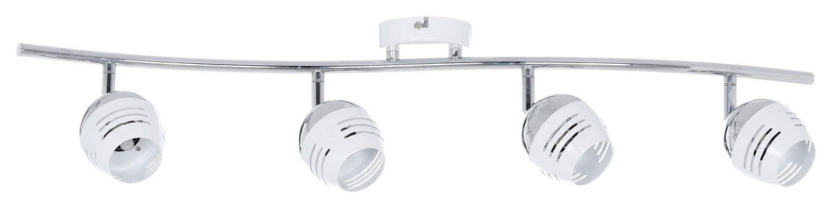 Britop Lighting Deckenleuchte Hypnos 2715428 Hypnos - weiß/Chrom (76,00/20,00/15,00cm) - Britop Lighting