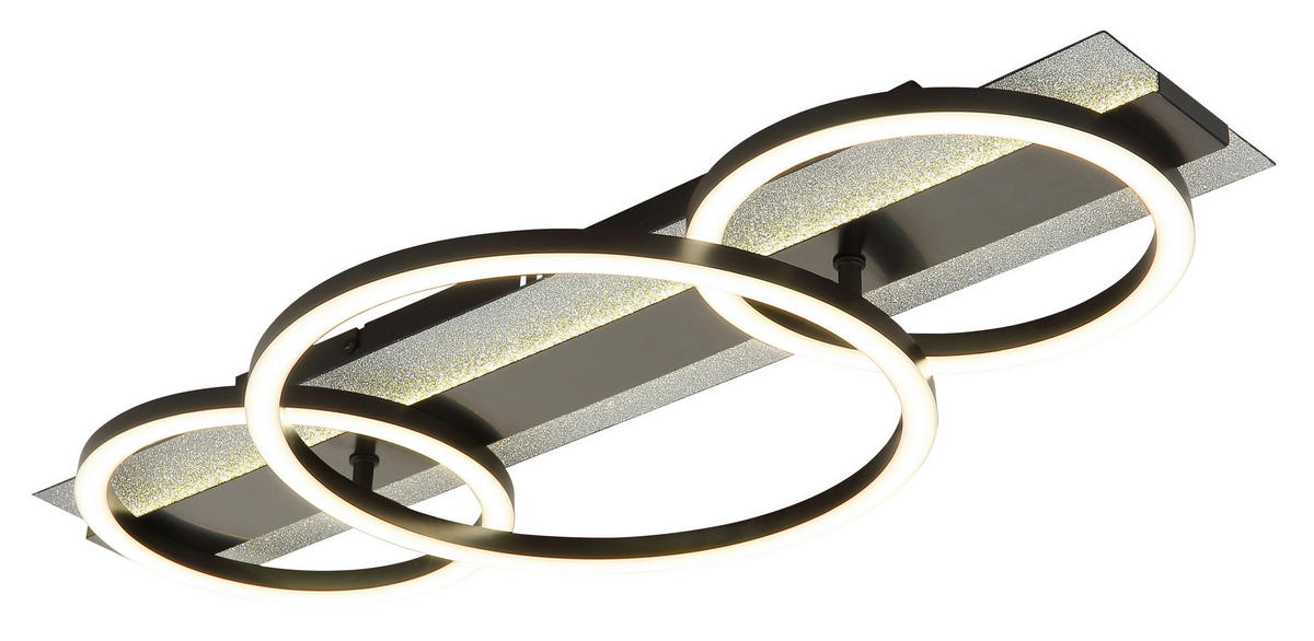 GLOBO Deckenventilator Deckenleuchte-Norberto - schwarz (31,50/10,50/67,00cm) - GLOBO