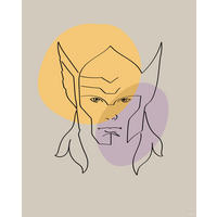 Komar Poster Soulful Sanctuary Thor Head Disney B/L: ca. 40x50 cm Soulful Sanctuary Thor Head - (40,00/50,00cm) - Komar