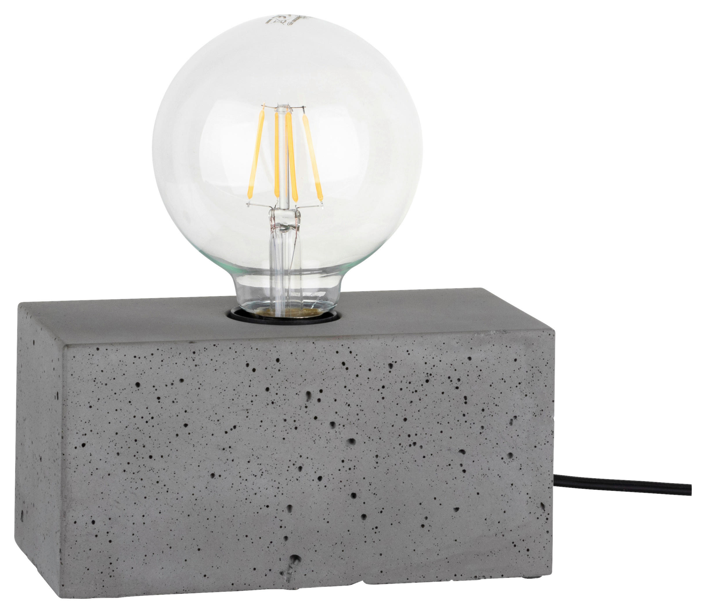 SPOT Light Deckenleuchte SP-7370936 Strong Double grau schwarz Beton B/H/L: ca. 9x9x18 cm E27 1 Brennstellen Strong Double - schwarz/grau (18,00/9,00/9,00cm) - SPOT Light