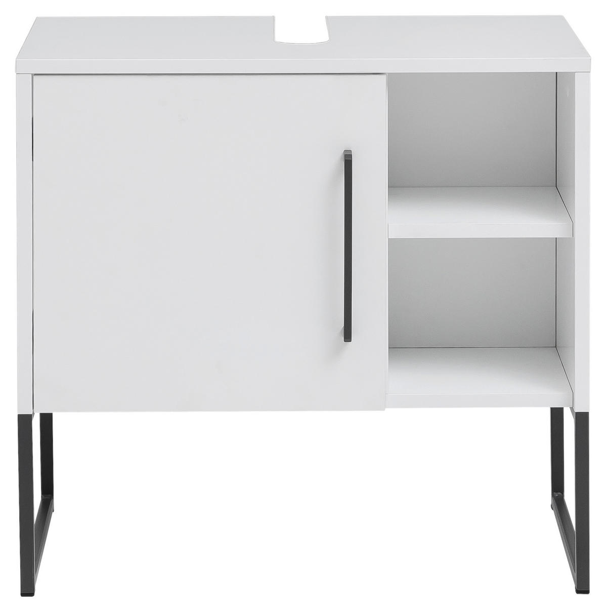 Waschbeckenunterschrank Limone weiß B/H/T: ca. 60,4x59,9x33,1 cm Limone - weiß (60,40/59,90/33,10cm) - Möbelpartner
