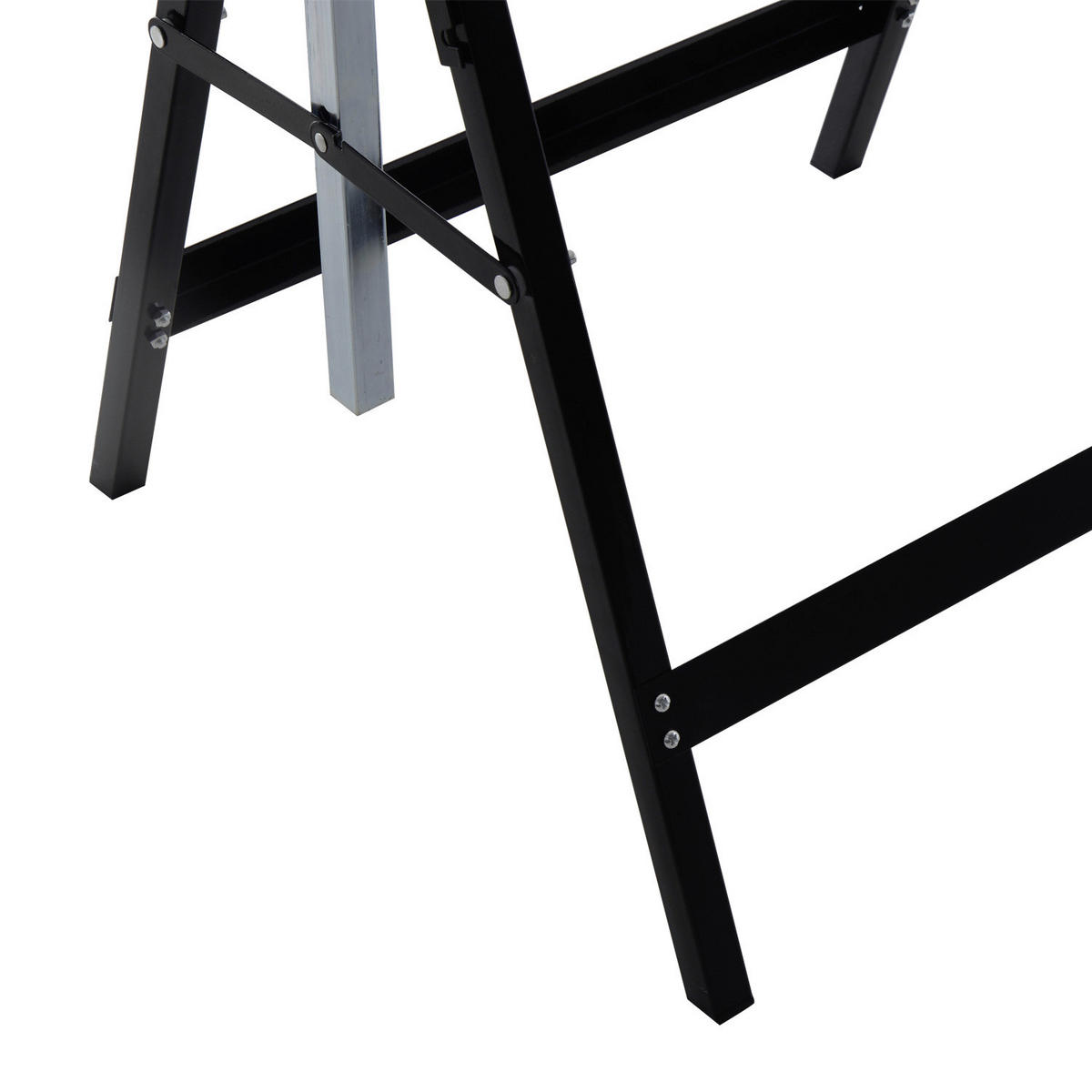 HOMCOM Gerüstbock im 2er Set B/H/L: ca. 58x130x68 cm Gerüstbock B40-015 - schwarz (68,00/58,00/130,00cm) - HOMCOM