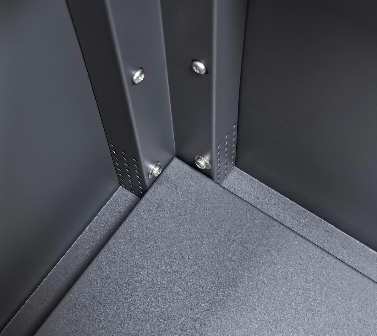 Westmann Hochbeet Plexa anthrazit Metall B/H/L: ca. 100x85x50 cm Plexa - anthrazit (50,00/100,00/85,00cm) - Westmann