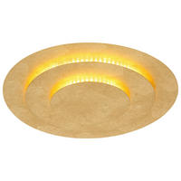 GLOBO LED-Deckenleuchte Heda 48465-24 gold Metall H/D: ca. 5x35 cm Heda - gold (35,00/5,00cm) - GLOBO
