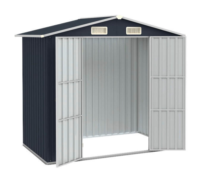 VidaXL Gerätehaus anthrazit B/H: ca. 205x183 cm Gerätehaus - anthrazit (205,00/183,00cm) - VidaXL