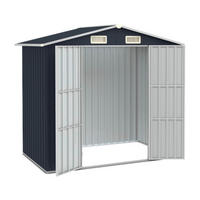 VidaXL Gerätehaus anthrazit B/H: ca. 205x183 cm Gerätehaus - anthrazit (205,00/183,00cm) - VidaXL