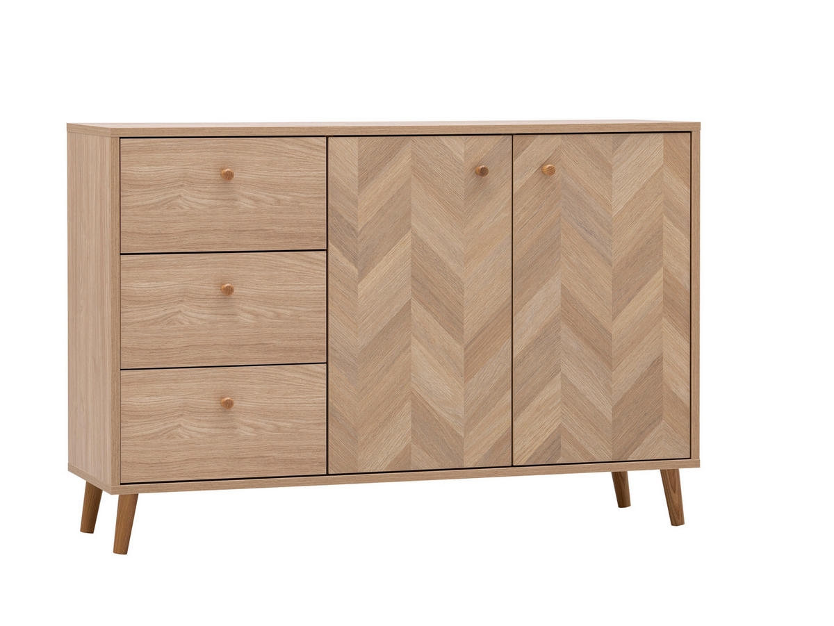 Sideboard Visby Eiche Nachbildung B/H/T: ca. 109x63,9x33,05 cm Visby - Eiche (109,00/63,90/33,05cm) - Schildmeyer
