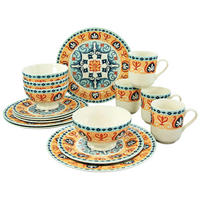 CreaTable Kombiservice Merida bunt Steingut 16 tlg. Merida - bunt - CreaTable