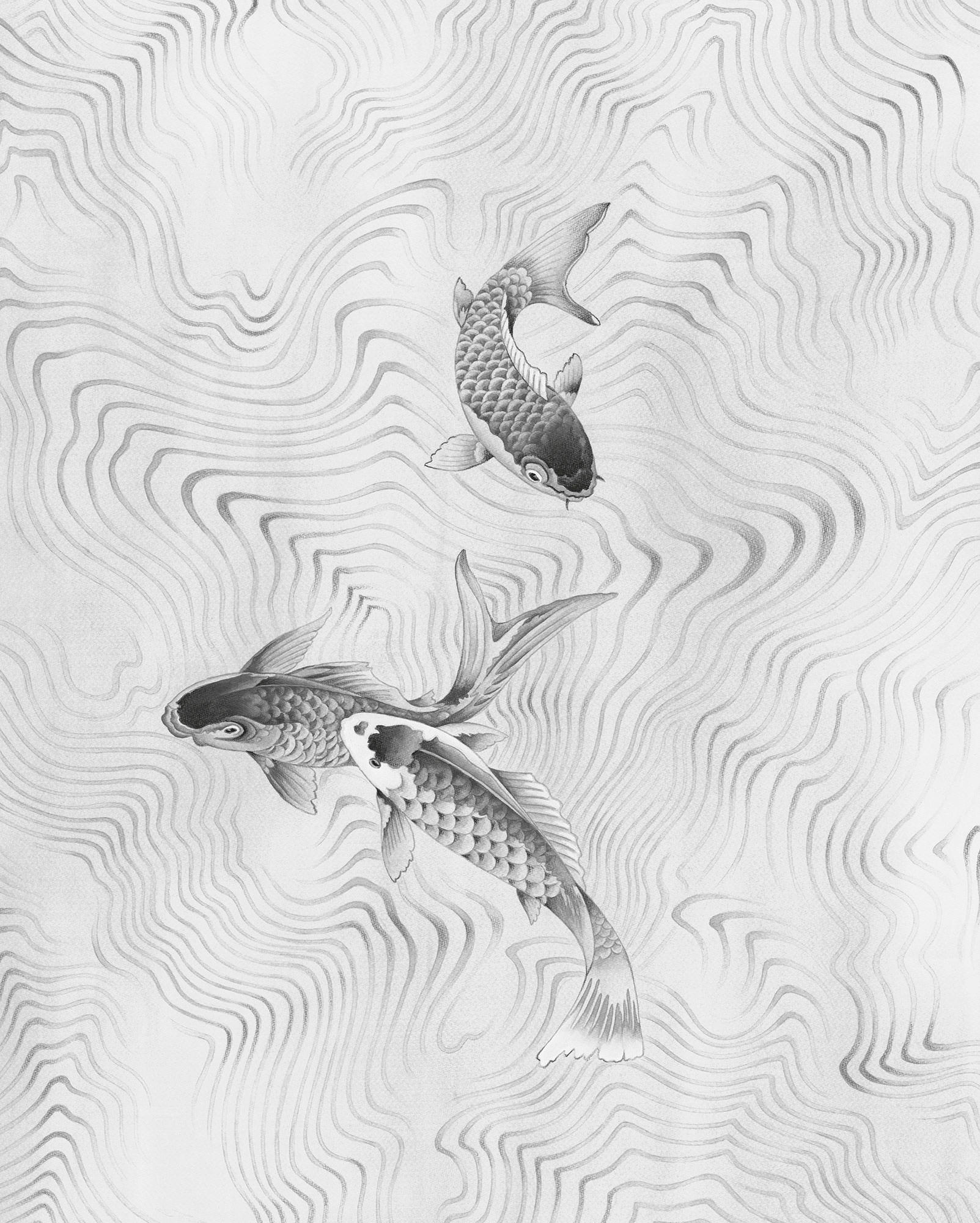 Komar Fototapete Perfect Pond B/L: ca. 200x250 cm Perfect Pond - (200,00/250,00cm) - Komar