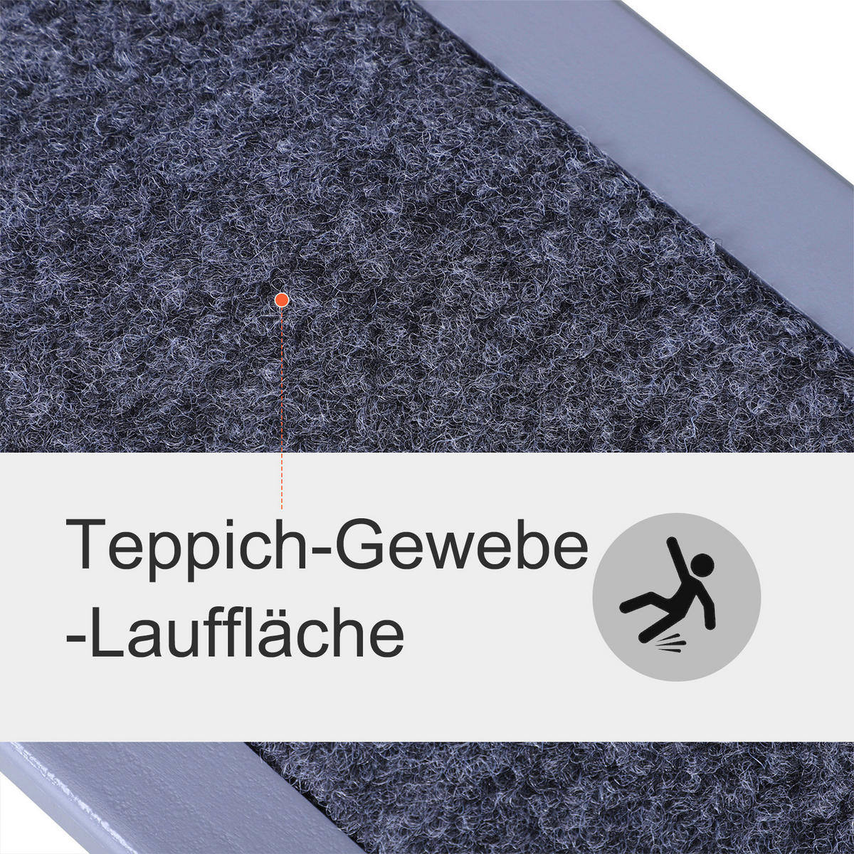 PawHut Haustiertreppe grau Kiefer Haustiertreppe mit 3 Stufen - grau - PawHut