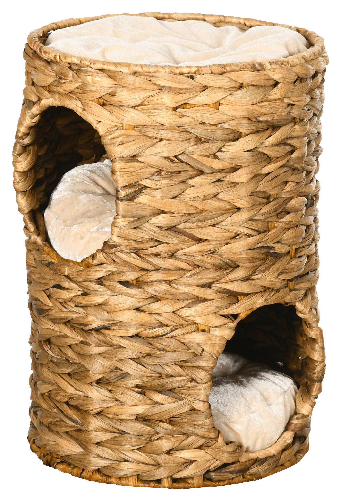 PawHut Katzen-Zubehör braun Polypropylen B/H/L: ca. 32x32x47 cm Katzenturm - braun (47,00/32,00/32,00cm) - PawHut