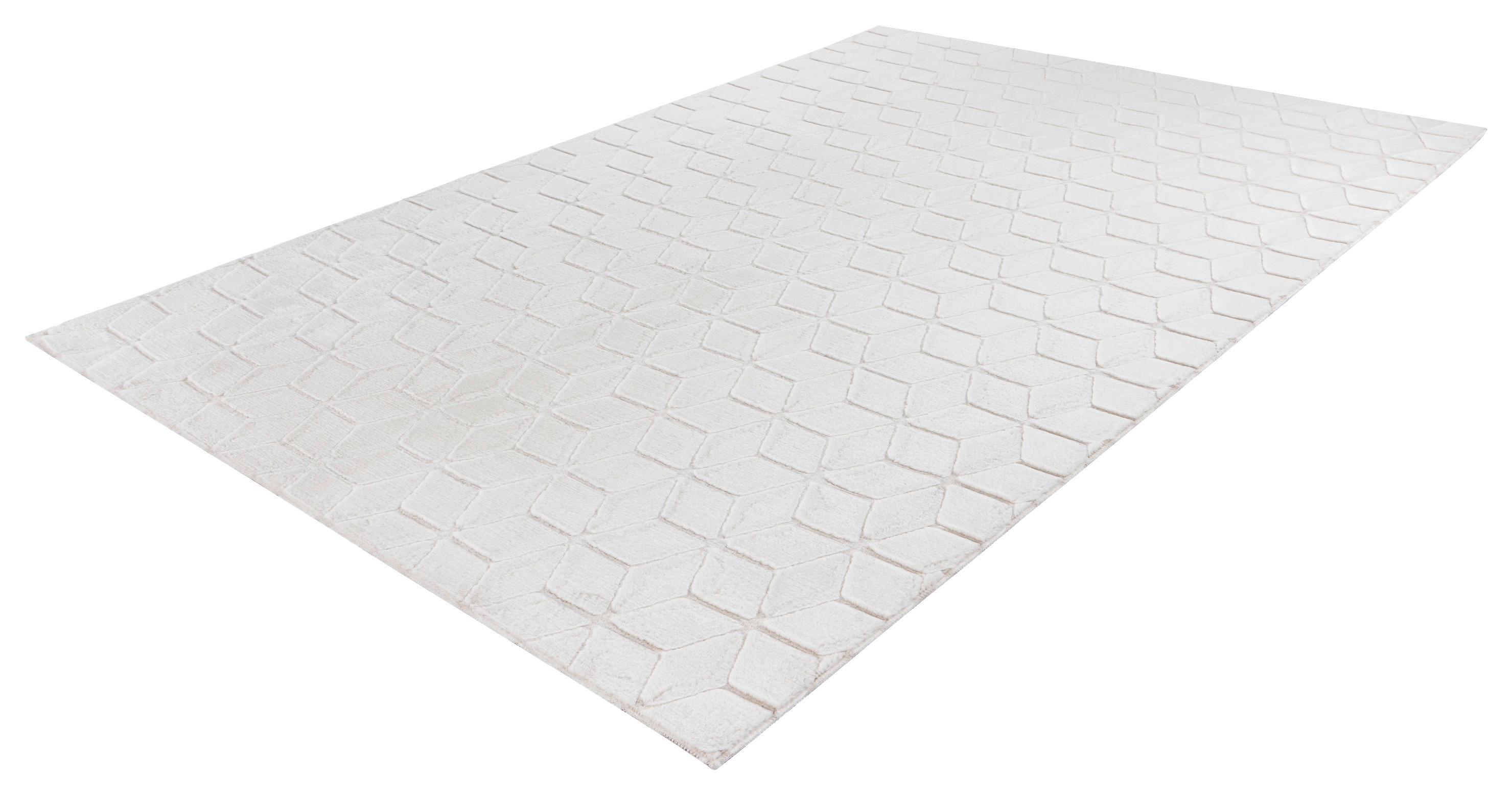 360Living Teppich Vivica weiß B/L: ca. 120x160 cm Vivica - weiß/creme (120,00/160,00cm) - 360Living