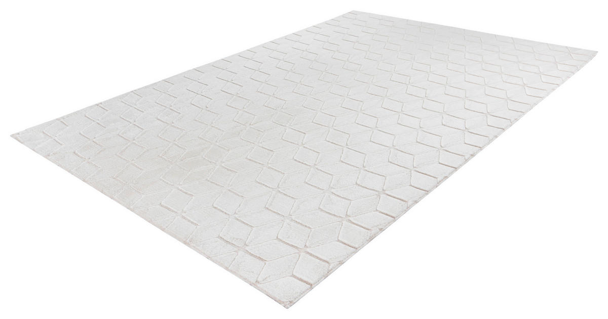 360Living Teppich Vivica weiß B/L: ca. 120x160 cm Vivica - weiß/creme (120,00/160,00cm) - 360Living