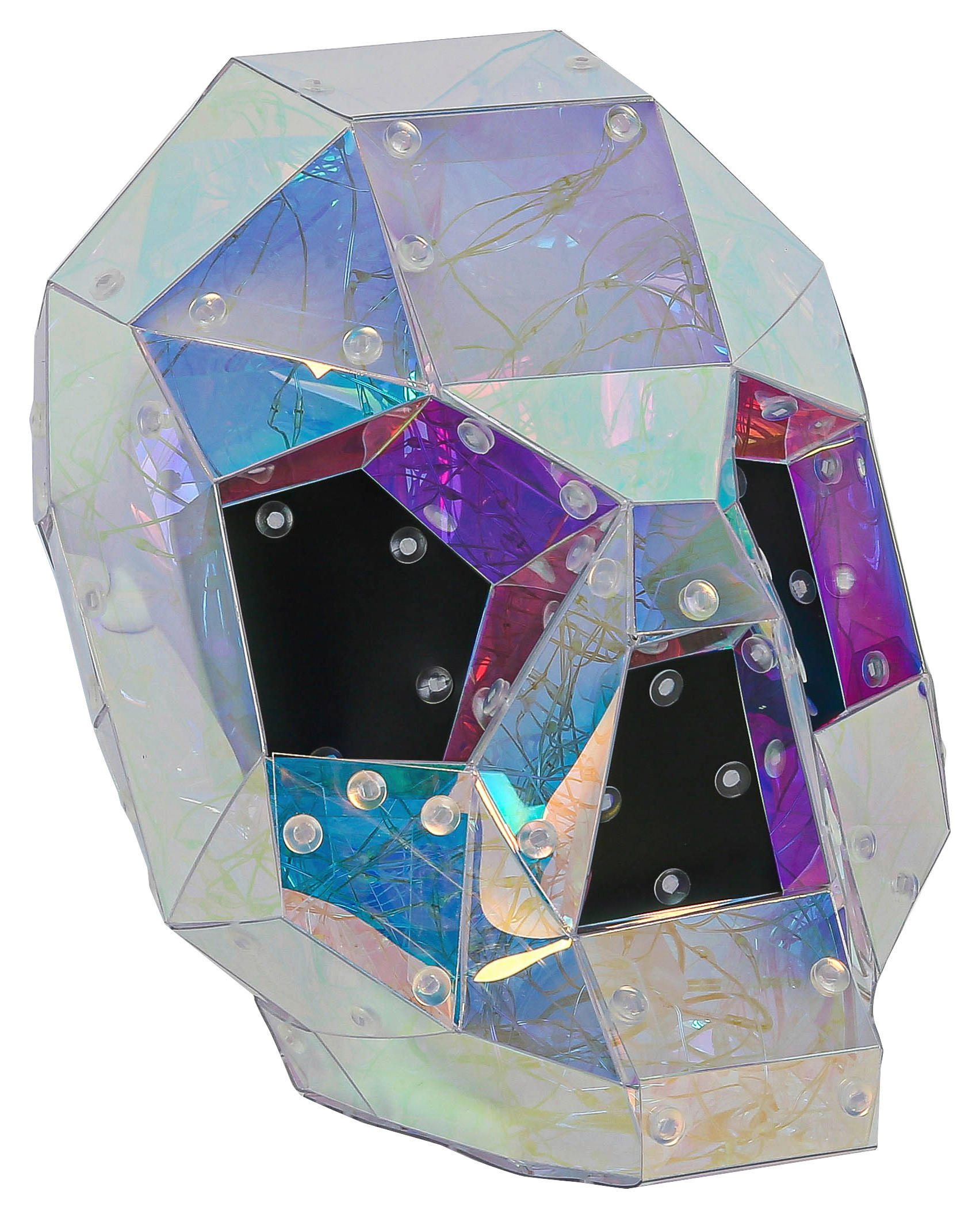 Nolo Tischleuchte transparent B/H/L: ca. 17x17x23 cm LED-Tischleuchte_Totenkopf - transparent (23,00/17,00/17,00cm) - Nolo