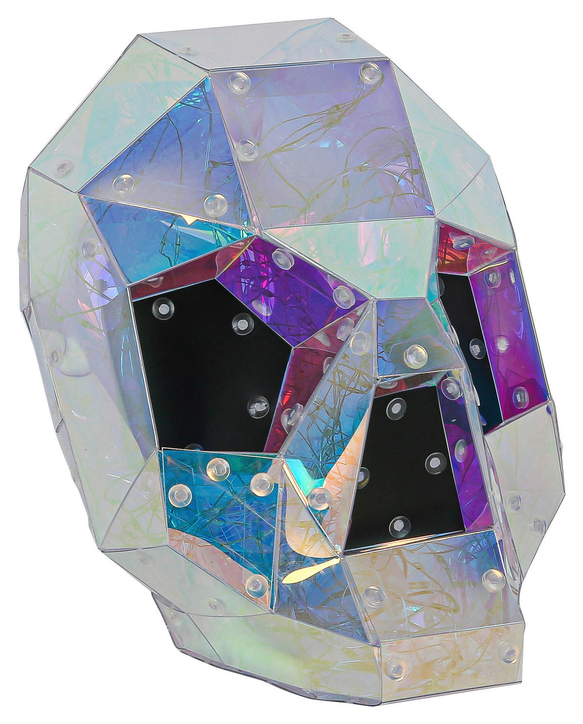 Nolo Tischleuchte transparent B/H/L: ca. 17x17x23 cm LED-Tischleuchte_Totenkopf - transparent (23,00/17,00/17,00cm) - Nolo