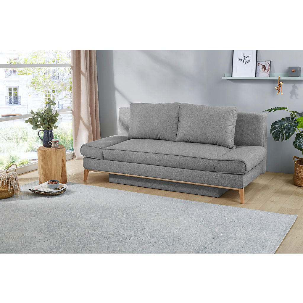 Thumbnail - Schlafsofa grau B/H/T: ca. 198x87x92 cm