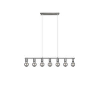 Reality Pendelleuchte  R30187007  Vannes nickel matt Metall B/H/T: ca. 110x150x8 cm E27 7 Brennstellen Vannes - nickel matt (110,00/150,00/8,00cm) - Reality