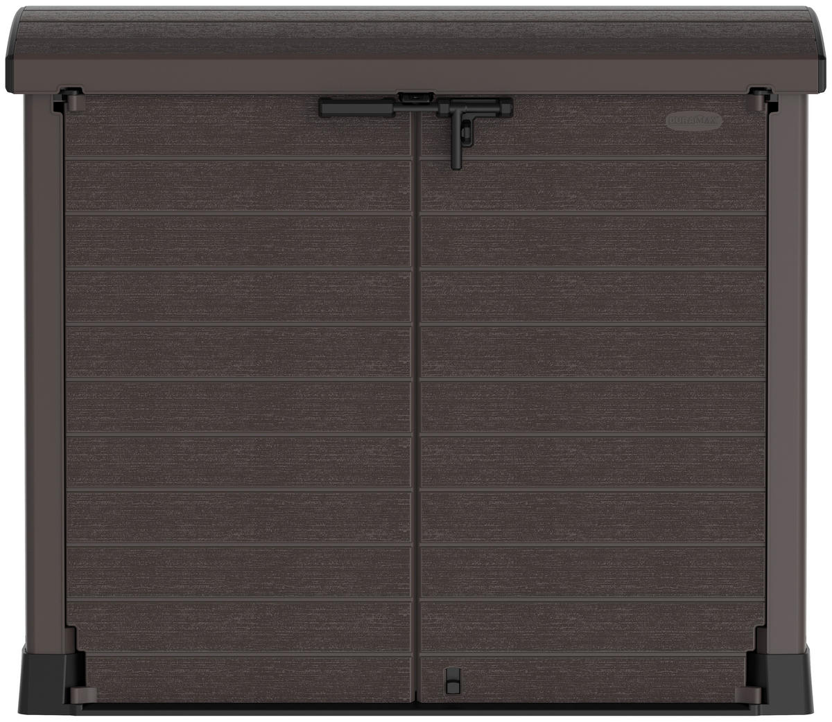 VCM Mülltonnenbox 2er StoreAway braun Kunststoff B/H/L: ca. 145x125x83 cm StoreAway - braun (83,00/145,00/125,00cm) - VCM