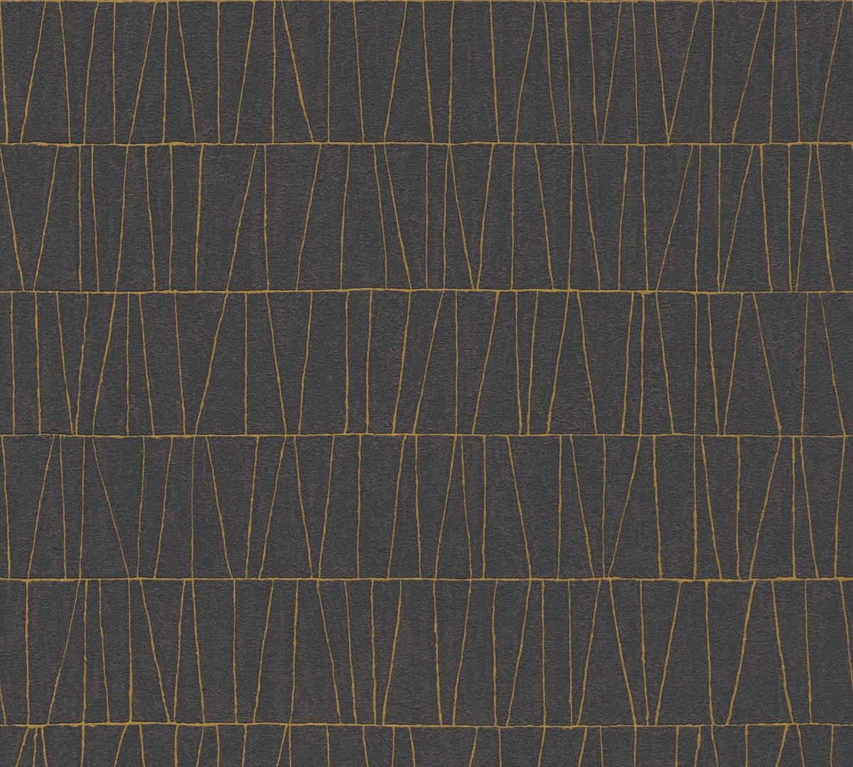 A.S.Creation Vliestapete gold schwarz anthrazit B/H/D: ca. 53x1005x8,4 cm Vliestapete - gold/schwarz (8,40/1005,00cm) - A.S.Creation