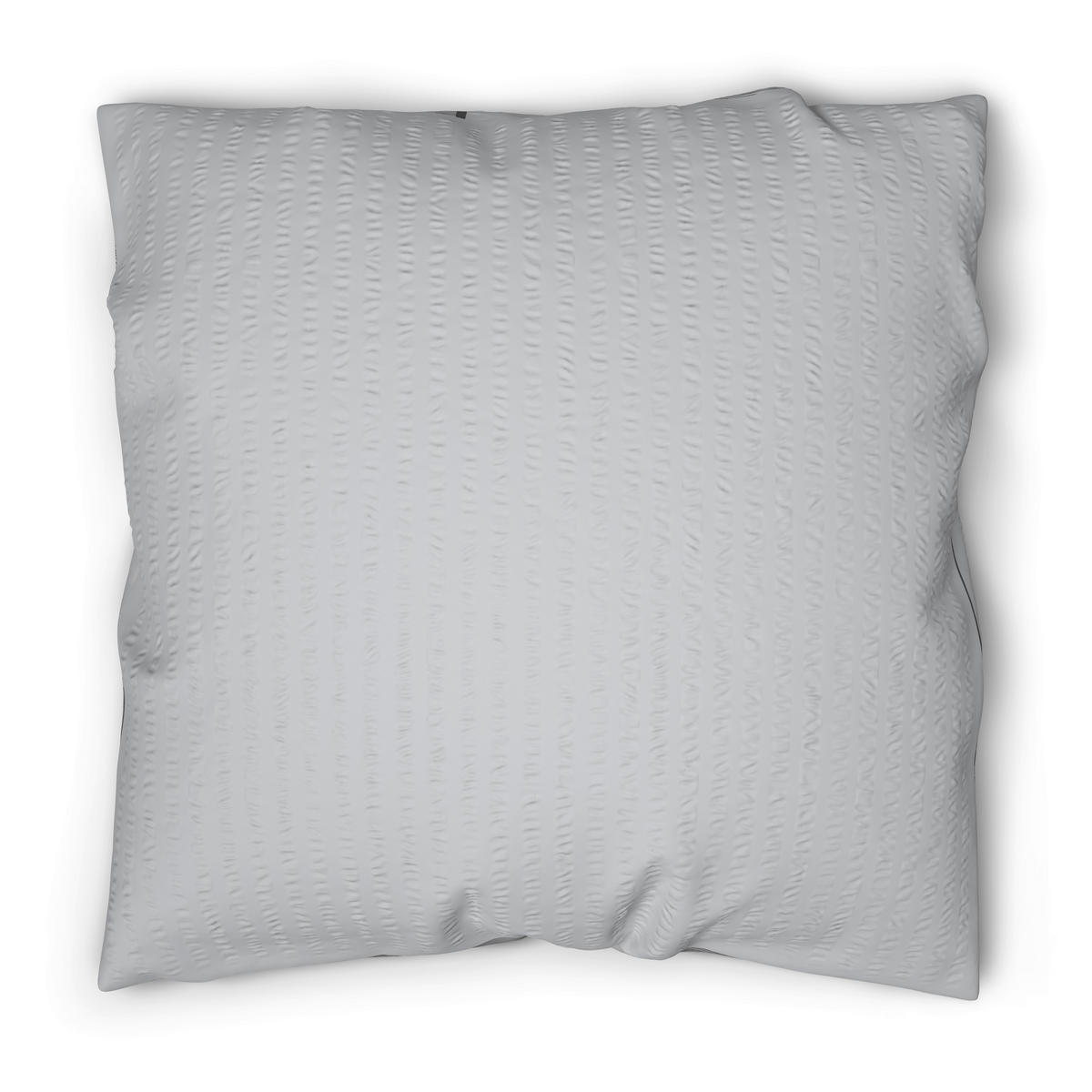 Baumwoll Bettwäsche Seersucker Wendebettwäsche_Seersucker_Tala - grau (135,00/200,00cm)