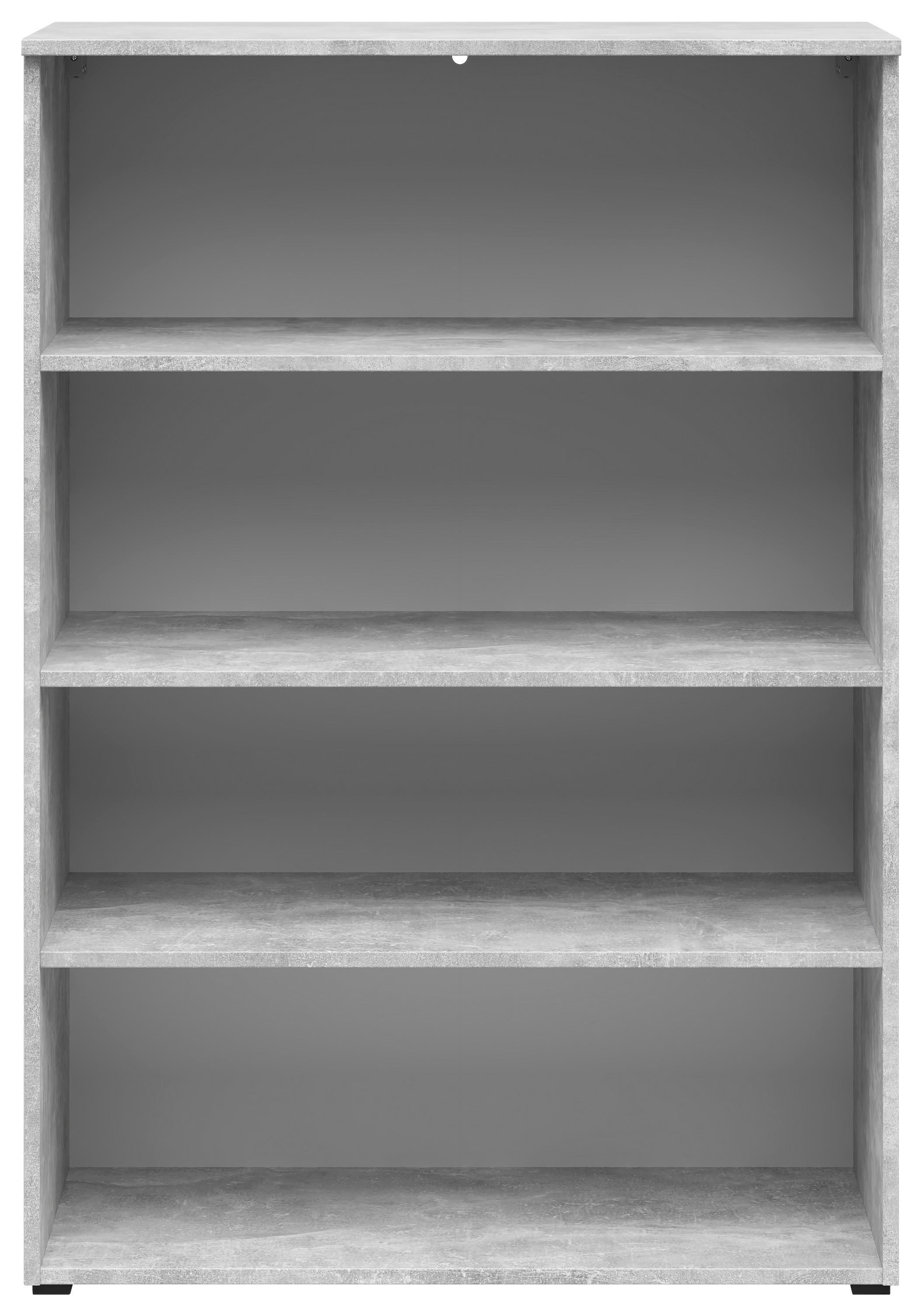 Regal Multi-Stauraum Typ 30 Beton Optik B/H/T: ca. 80x115x40 cm Multi-Stauraum Typ 30 - Beton (80,00/115,00/40,00cm)
