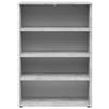 Regal Multi-Stauraum Typ 30 Beton Optik B/H/T: ca. 80x115x40 cm Multi-Stauraum Typ 30 - Beton (80,00/115,00/40,00cm)