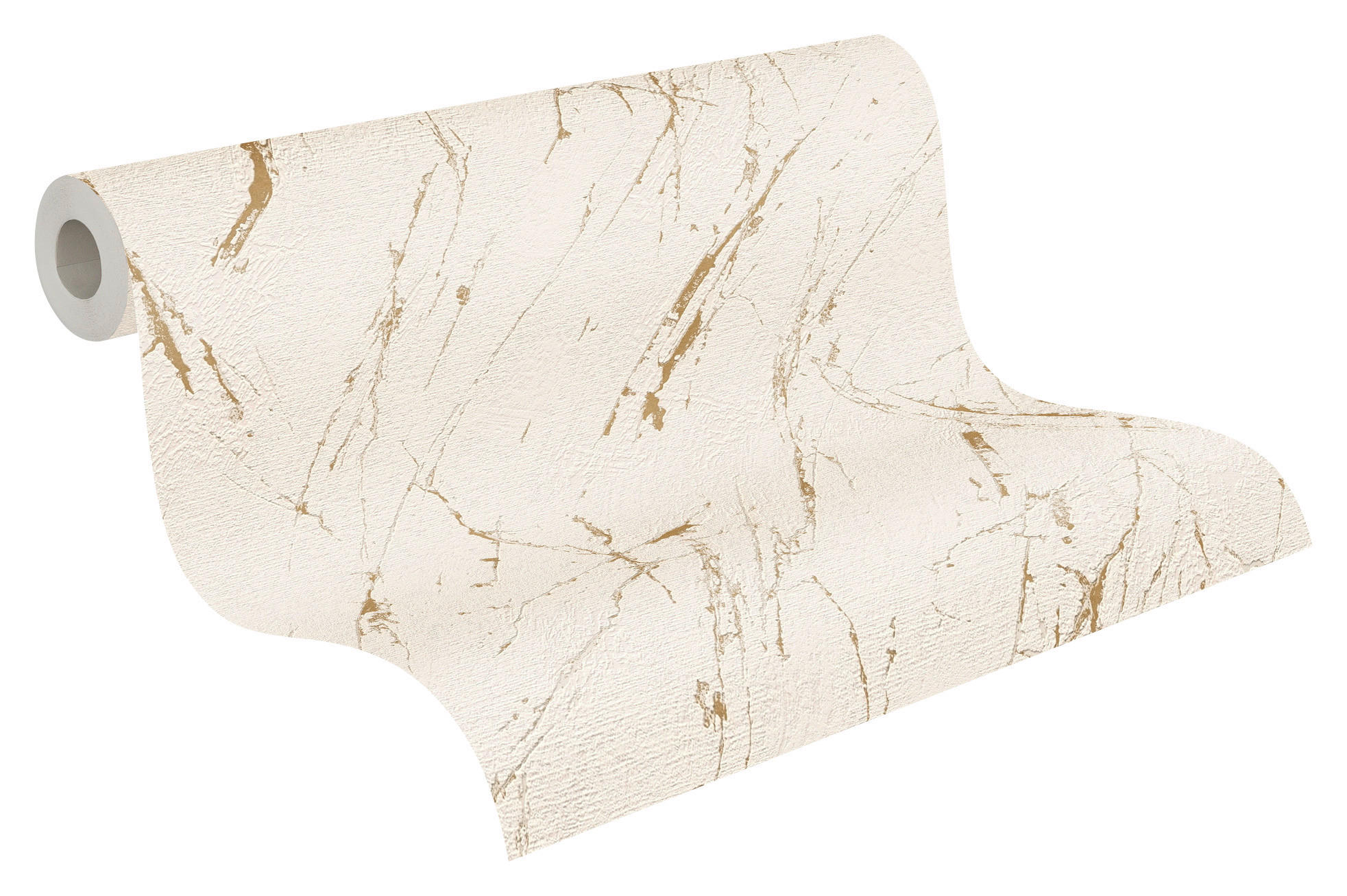 A.S.Creation Vliestapete silber gold B/H/D: ca. 53x1005x9,8 cm Vliestapete - gold/silber (9,80/1005,00cm) - A.S.Creation