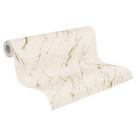 A.S.Creation Vliestapete silber gold B/H/D: ca. 53x1005x9,8 cm Vliestapete - gold/silber (9,80/1005,00cm) - A.S.Creation