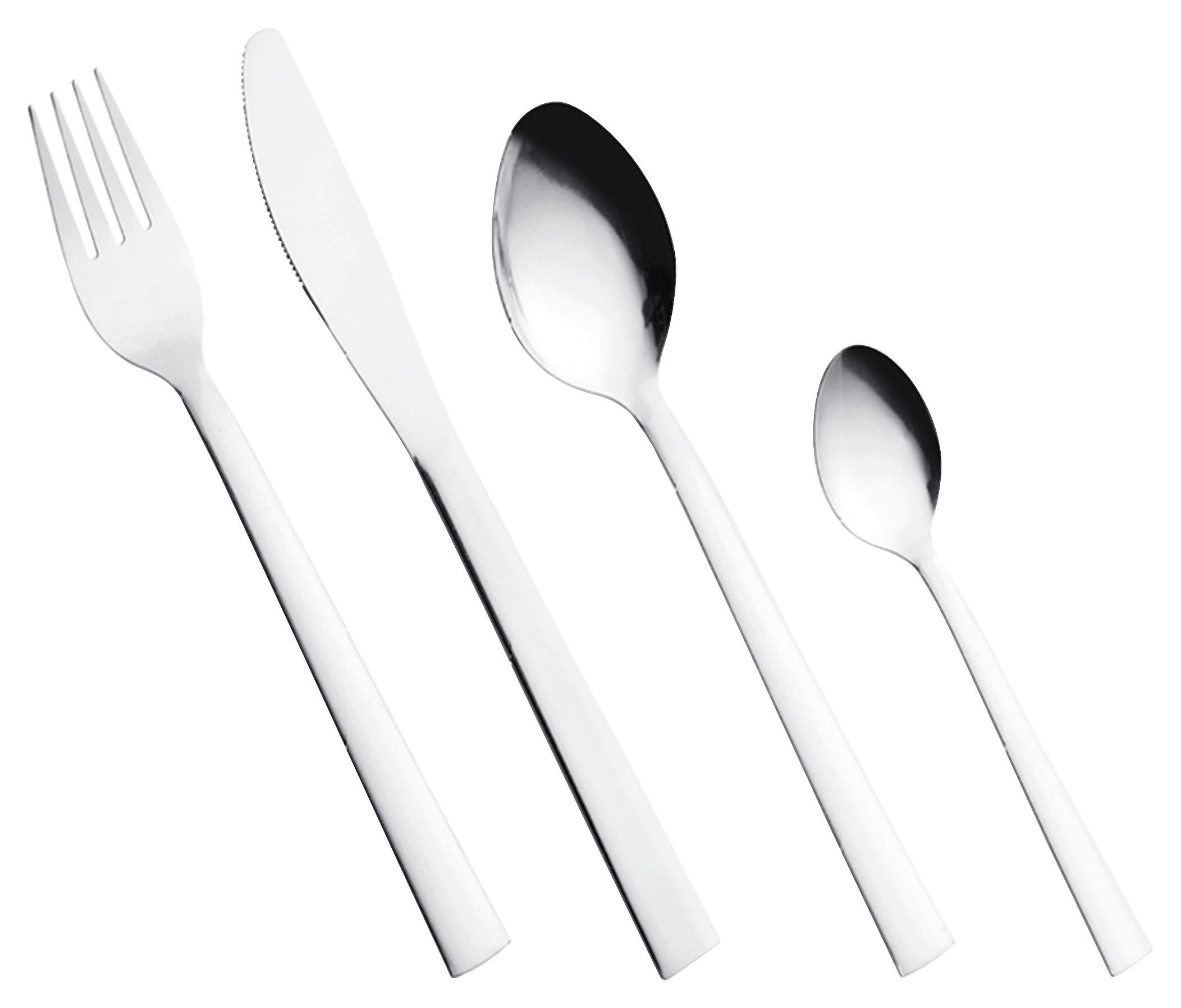 MICHELINO Besteckset silber Edelstahl 24 tlg. Besteckset_24tlg. - silber - MICHELINO