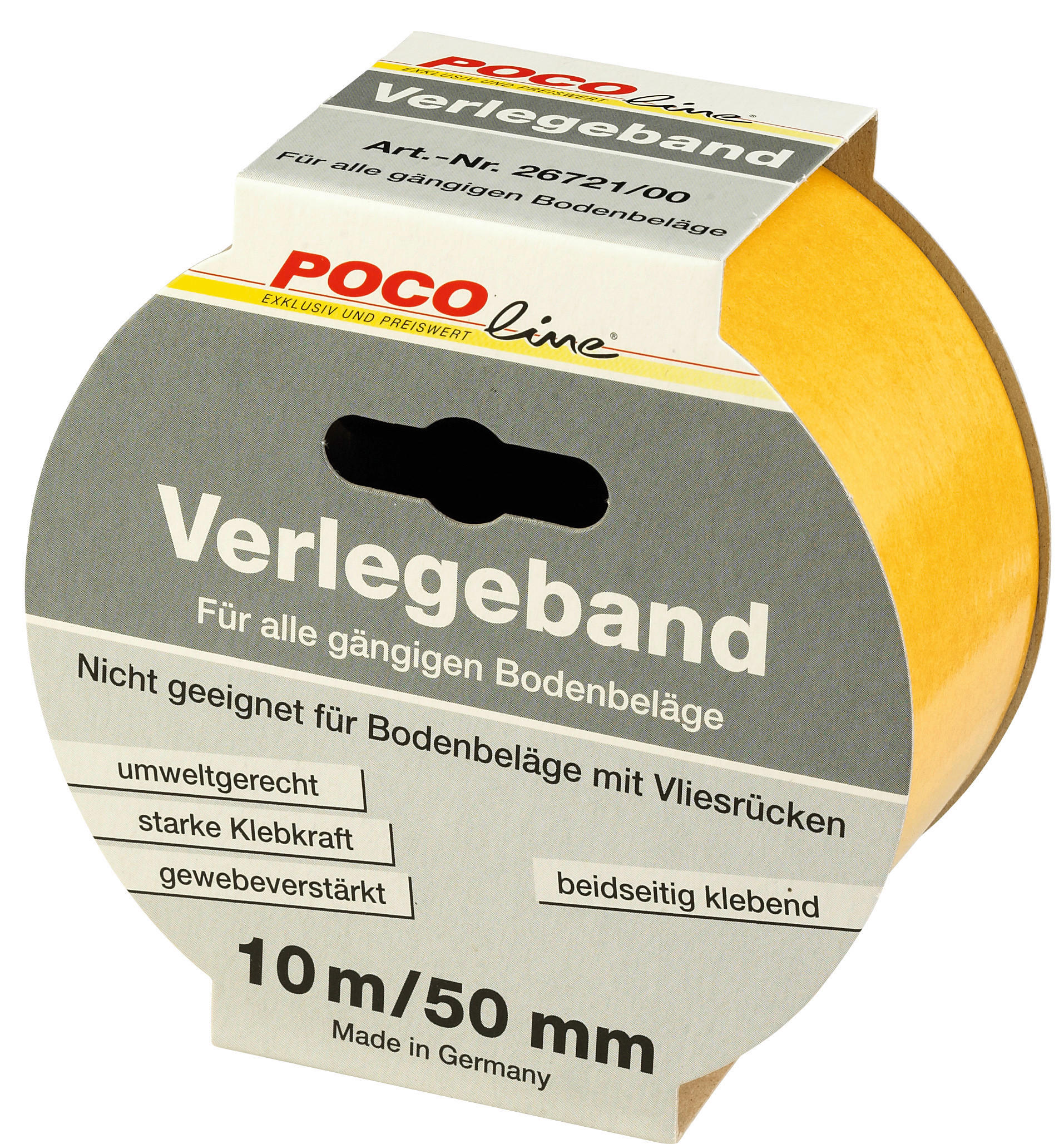 POCOline Verlegeband Verlegeband 10mx50mm - (5,00/1000,00cm) - POCOline