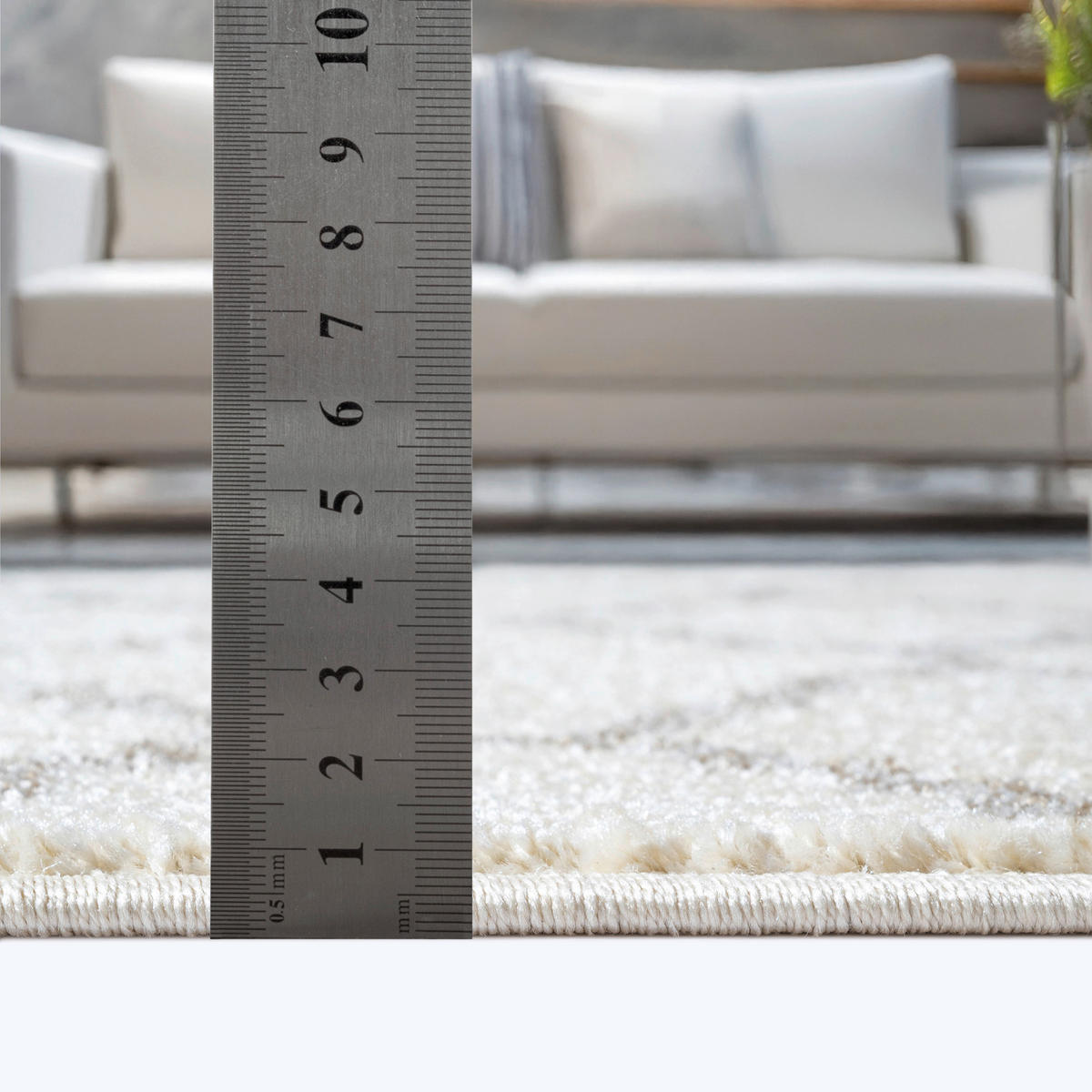 Sanat Teppich creme B/L: ca. 150x150 cm Teppich_Boho_8202_150x150 - creme (150,00/150,00cm) - Sanat