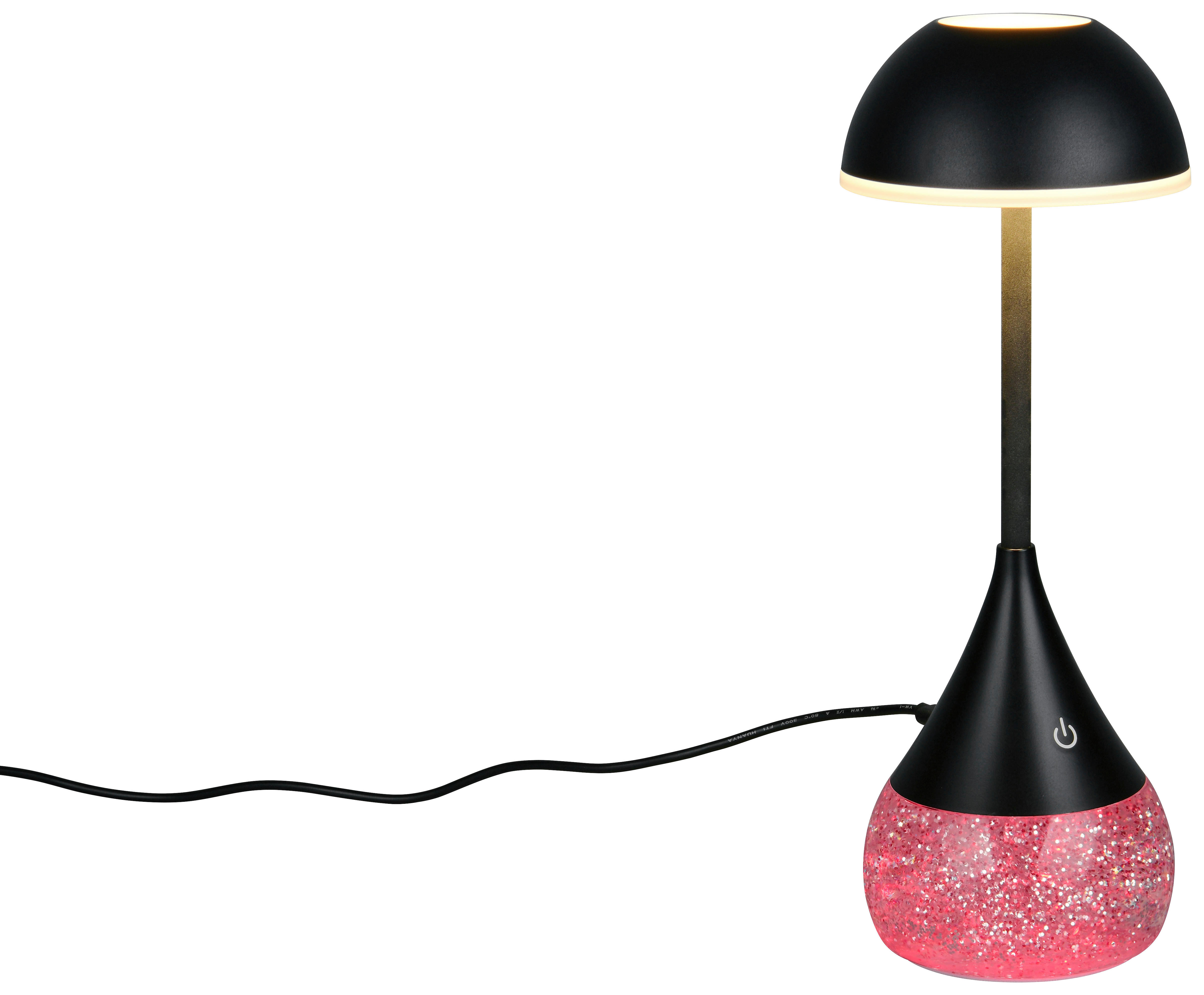 Reality Leuchten LED-Tischleuchte schwarz Kunststoff B/L: ca. 11x28,3 cm LED-Tischleuchte_Tembo - schwarz (11,00/28,30cm) - Reality Leuchten