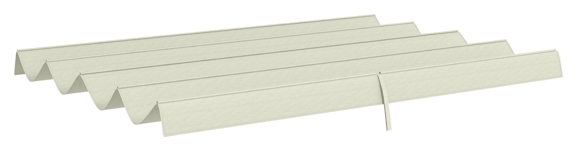 Outsunny Ersatzdach cremeweiß Polyester B/H/L: ca. 245x23x286 cm Ersatzdach - cremeweiß (286,00/245,00/23,00cm) - Outsunny