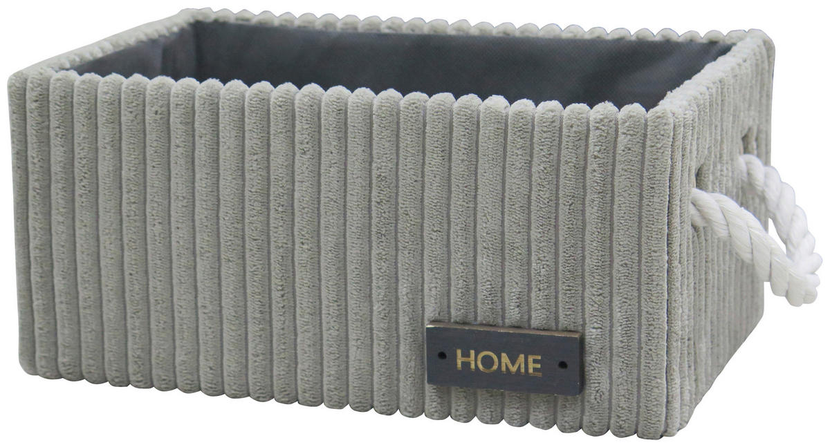 POCOline Korb grau Kord B/H/L: ca. 19x15x29 cm Korb_Sven_S - grau (29,00/19,00/15,00cm) - POCOline