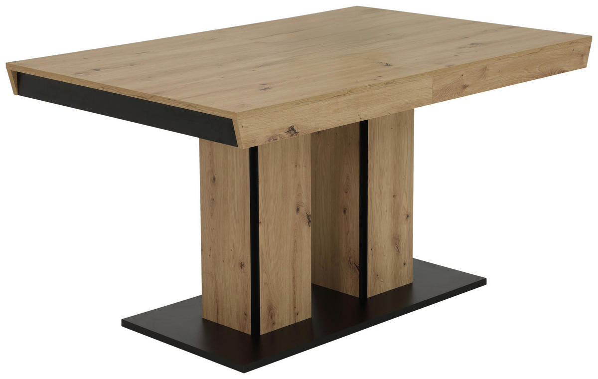 Essgruppe Agnes I grau Eiche Holzwerkstoff B/H/T: ca. 220x76x90 cm Agnes I - Eiche/grau (220,00/76,00/90,00cm) - Hela